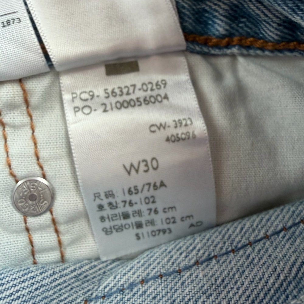 Levi's 501 High Rise Shorts - Picture 3 of 6